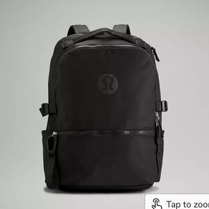 lululemon athletica Black Backpack with Minimalist Design
